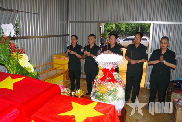 Ban Chỉ đạo 515 tỉnh Đắk Lắk chúc Tết Đội K51 làm nhiệm vụ tại Campuchia